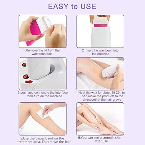 3 In 1 Depilatory hair Removal wax Heating Machine
