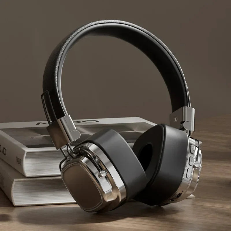 Retro Vintage Over Ear Headsets Wireless Headphones Gaming